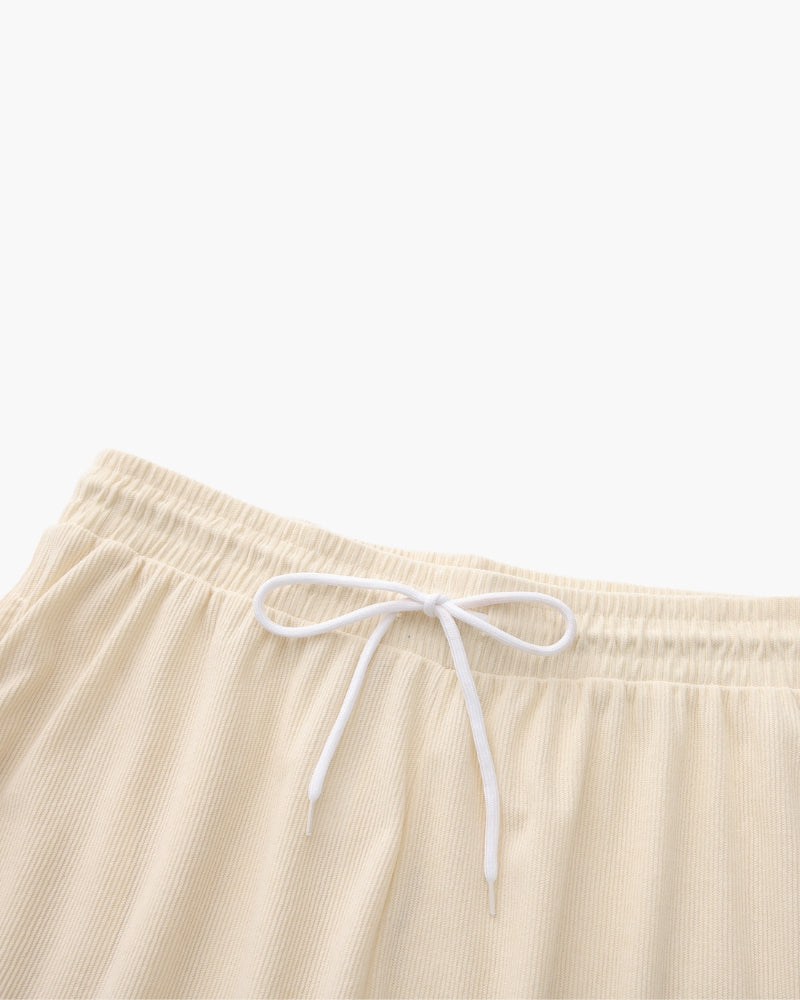Seastride Linen Ribbed Shorts