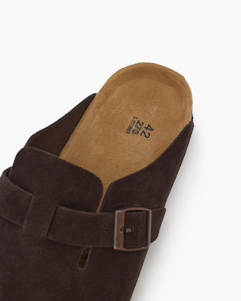 Belfaire Suede Clogs - Old Money