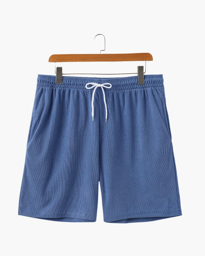 Seastride Linen Ribbed Shorts