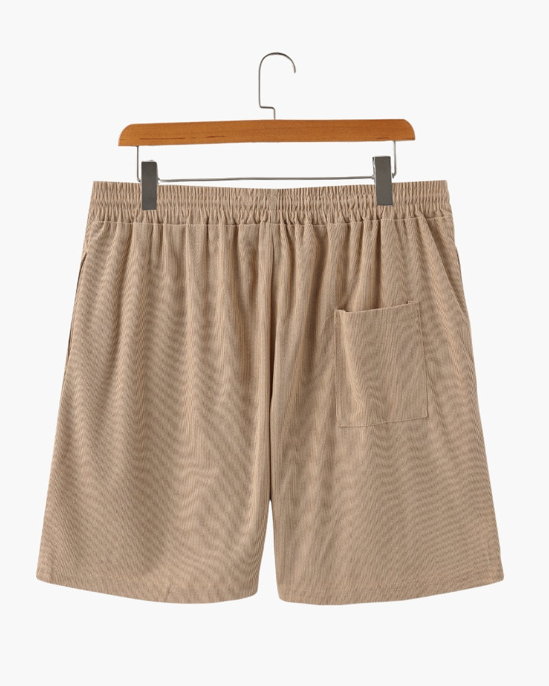 Seastride Linen Ribbed Shorts
