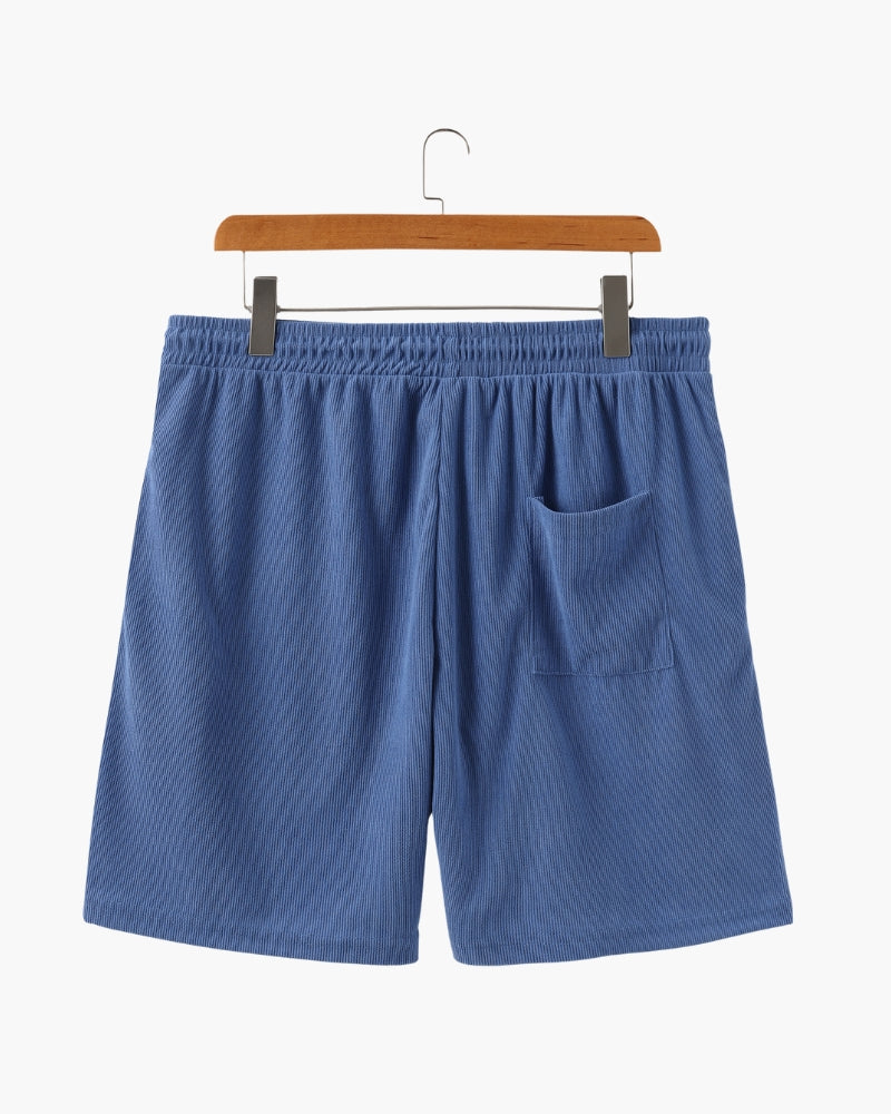 Seastride Linen Ribbed Shorts
