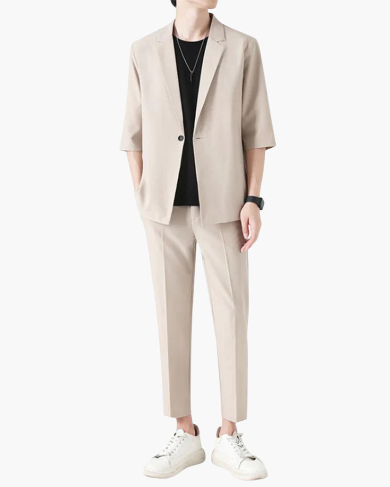 Old Money Smart Short Sleeve Set