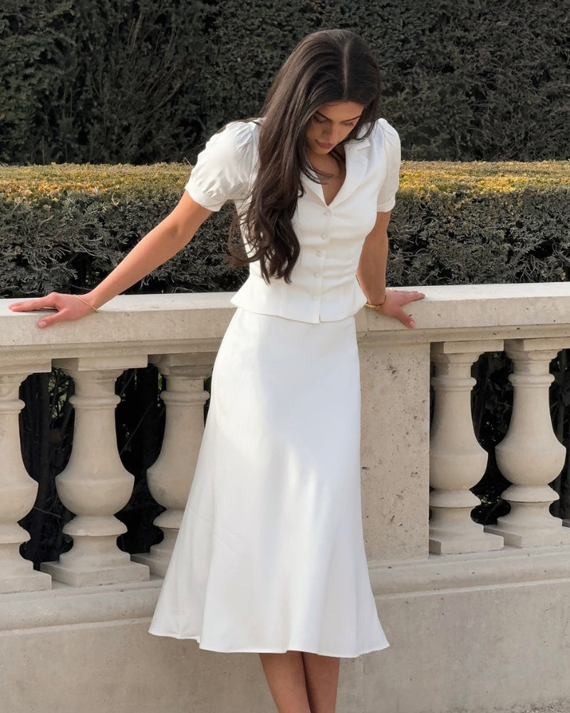 Pearl Peplum Dress Set