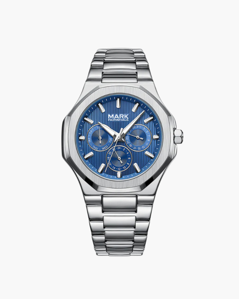 Stainless Steel Watch – Luxury Quartz Chronograph