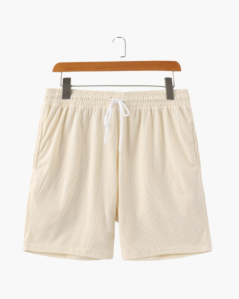 Seastride Linen Ribbed Shorts