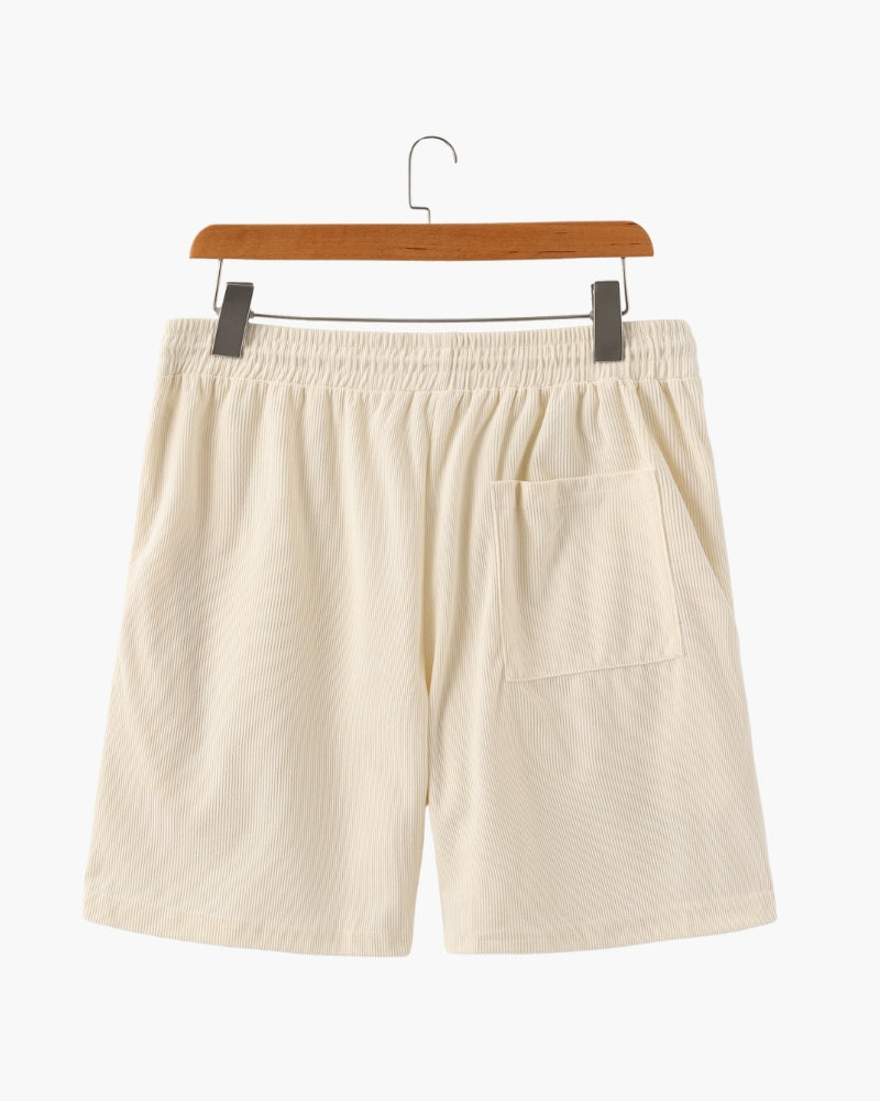Seastride Linen Ribbed Shorts
