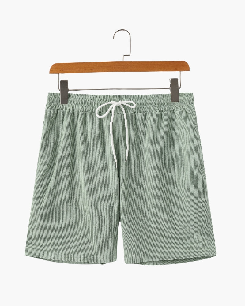 Seastride Linen Ribbed Shorts