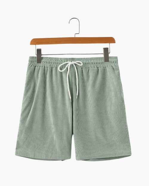 Seastride Linen Ribbed Shorts