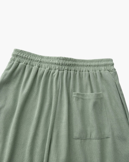 Seastride Linen Ribbed Shorts