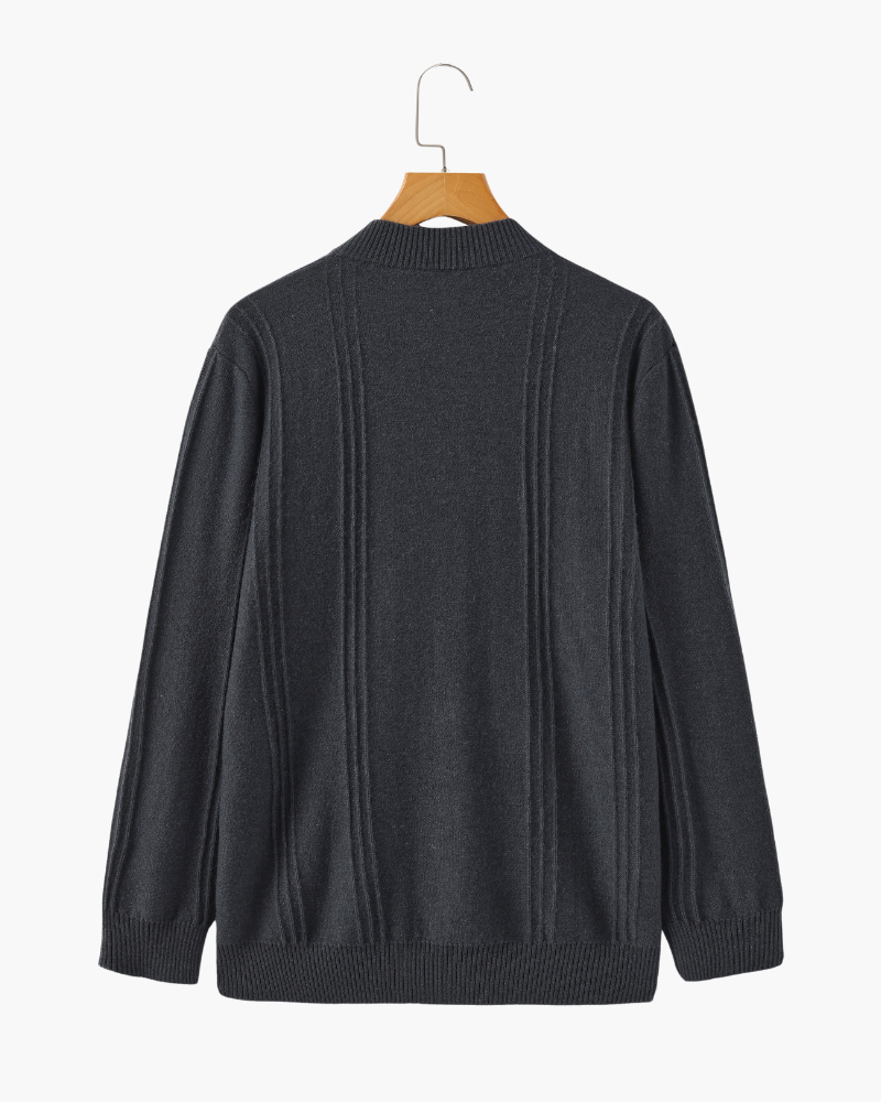 100% Cashmere Half-Zip Sweater