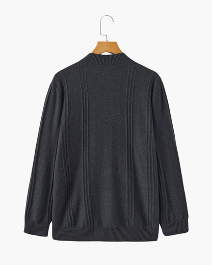 100% Cashmere Half-Zip Sweater
