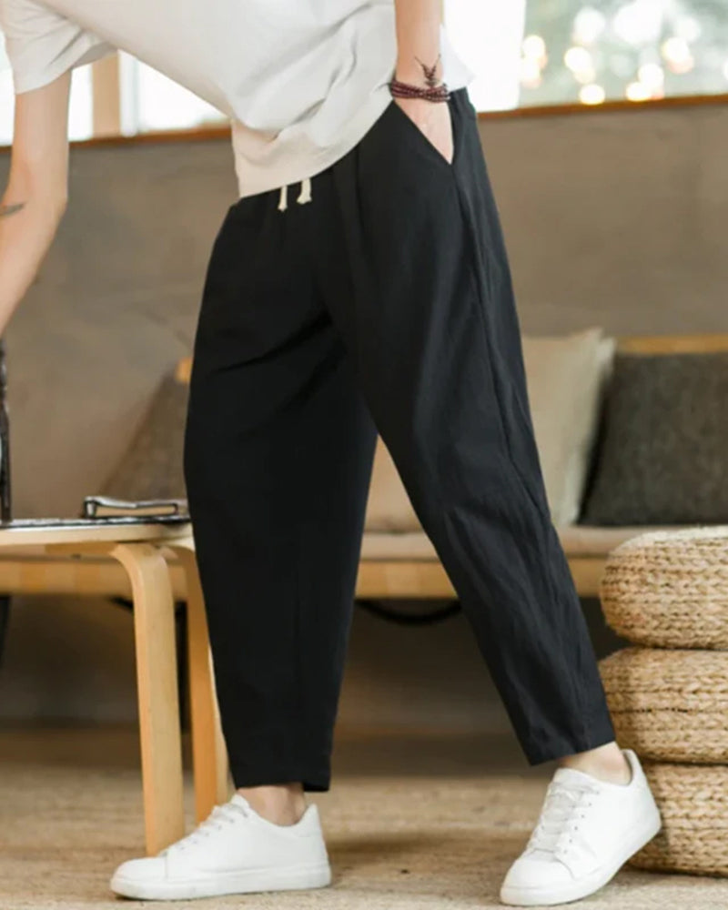Cancun Linen & Cotton Pantalon