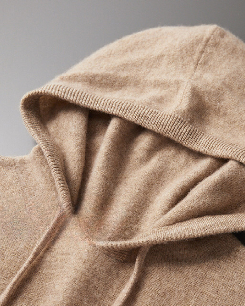 100% Cashmere Hoodie Sweater