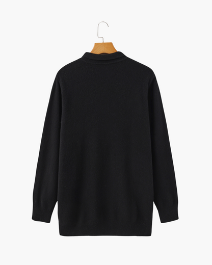100% Cashmere Polo Sweater