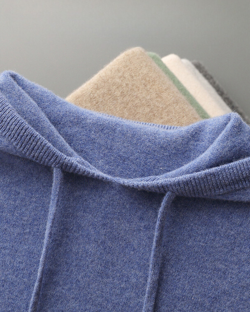100% Cashmere Hoodie Sweater