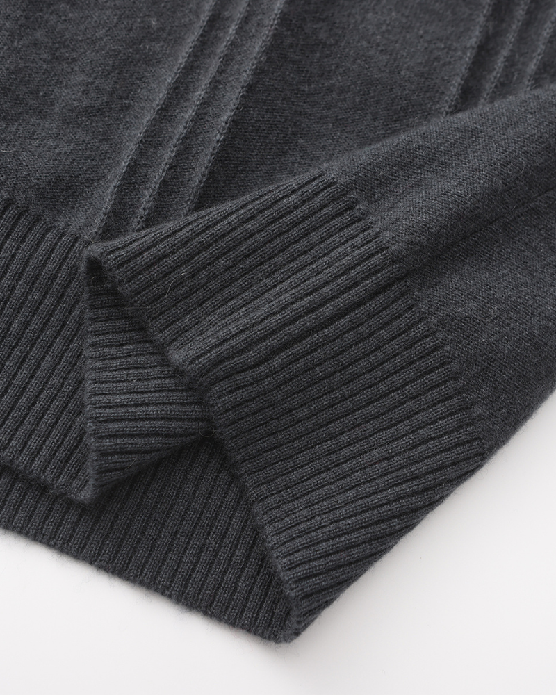 100% Cashmere Half-Zip Sweater