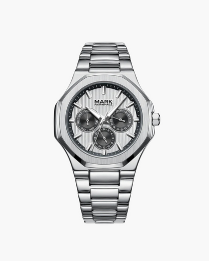 Stainless Steel Watch – Luxury Quartz Chronograph