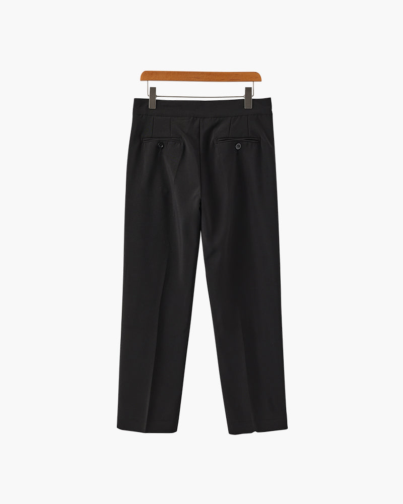 Paris High Waist Cotton Pantalon