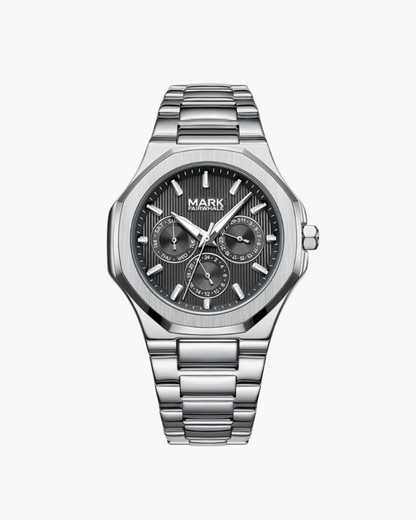 Stainless Steel Watch – Luxury Quartz Chronograph