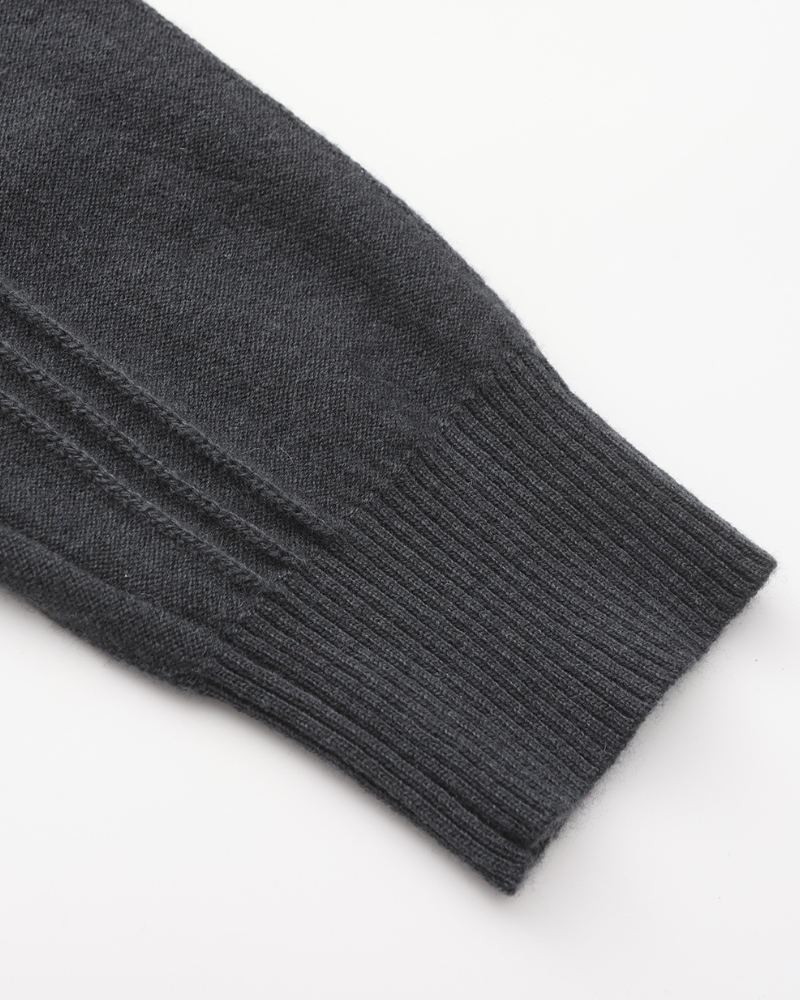 100% Cashmere Half-Zip Sweater