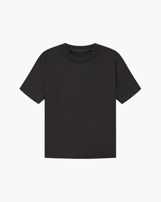 Refined Solid Cotton T-Shirt