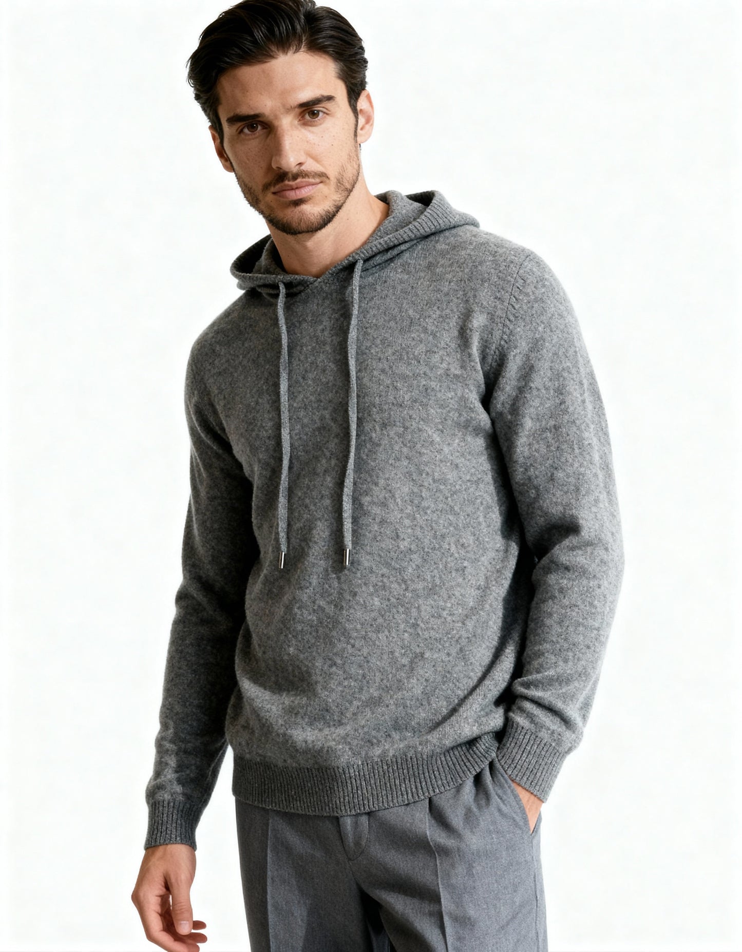 100% Cashmere Hoodie Sweater