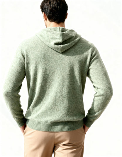 100% Cashmere Hoodie Sweater