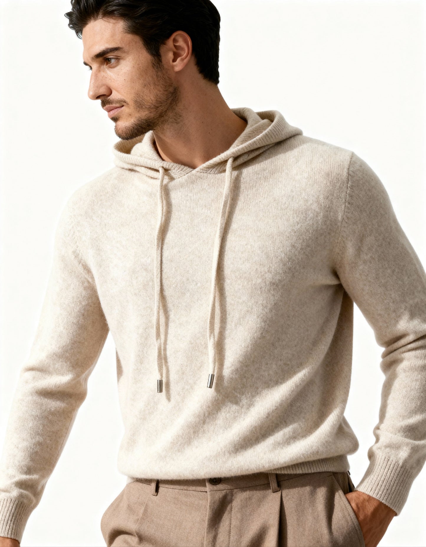 100% Cashmere Hoodie Sweater