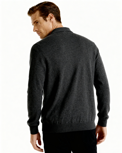 100% Cashmere Polo Sweater