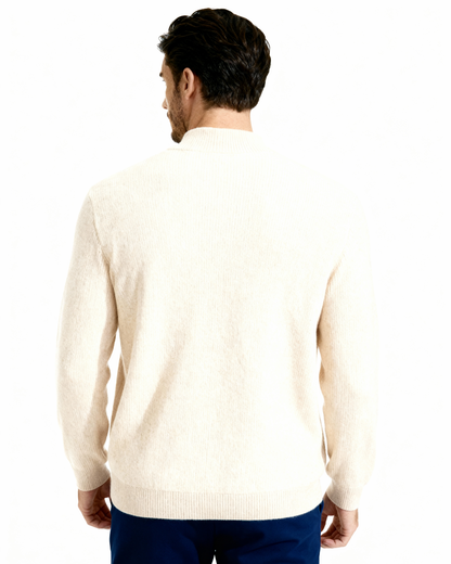 100% Cashmere Zip Cardigan