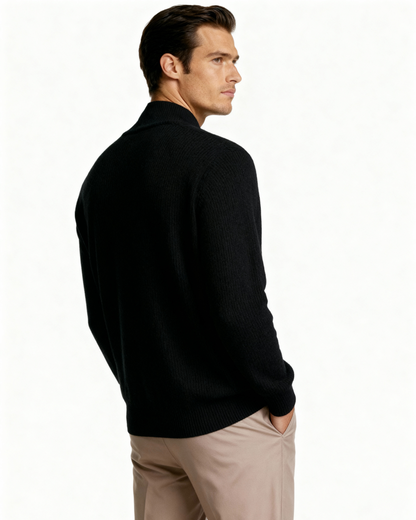100% Cashmere Zip Cardigan